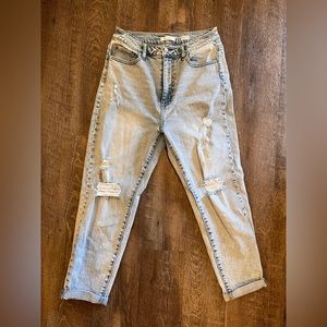 Kancan ultra high rise baggy fit jeans, size 28